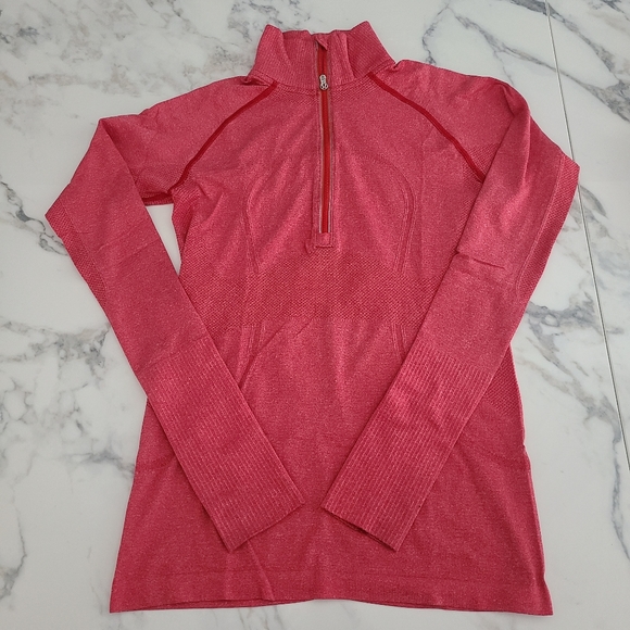 lululemon athletica Tops - Lululemon Swiftly Zipper Long Sleeve Top